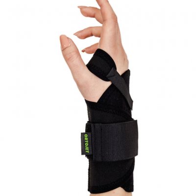 STATIC HAND WİTH SPLİNT BUTTEN FREE BLACK (KOTON FABRIC)